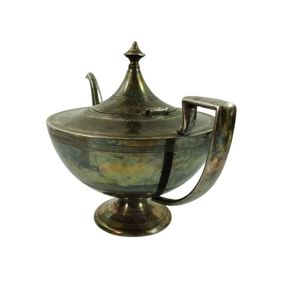 Forbes Plate Antique Tea Set Teapot Creamer Lidded Sugar Bowl Hamilton Canada - Picture 13 of 16